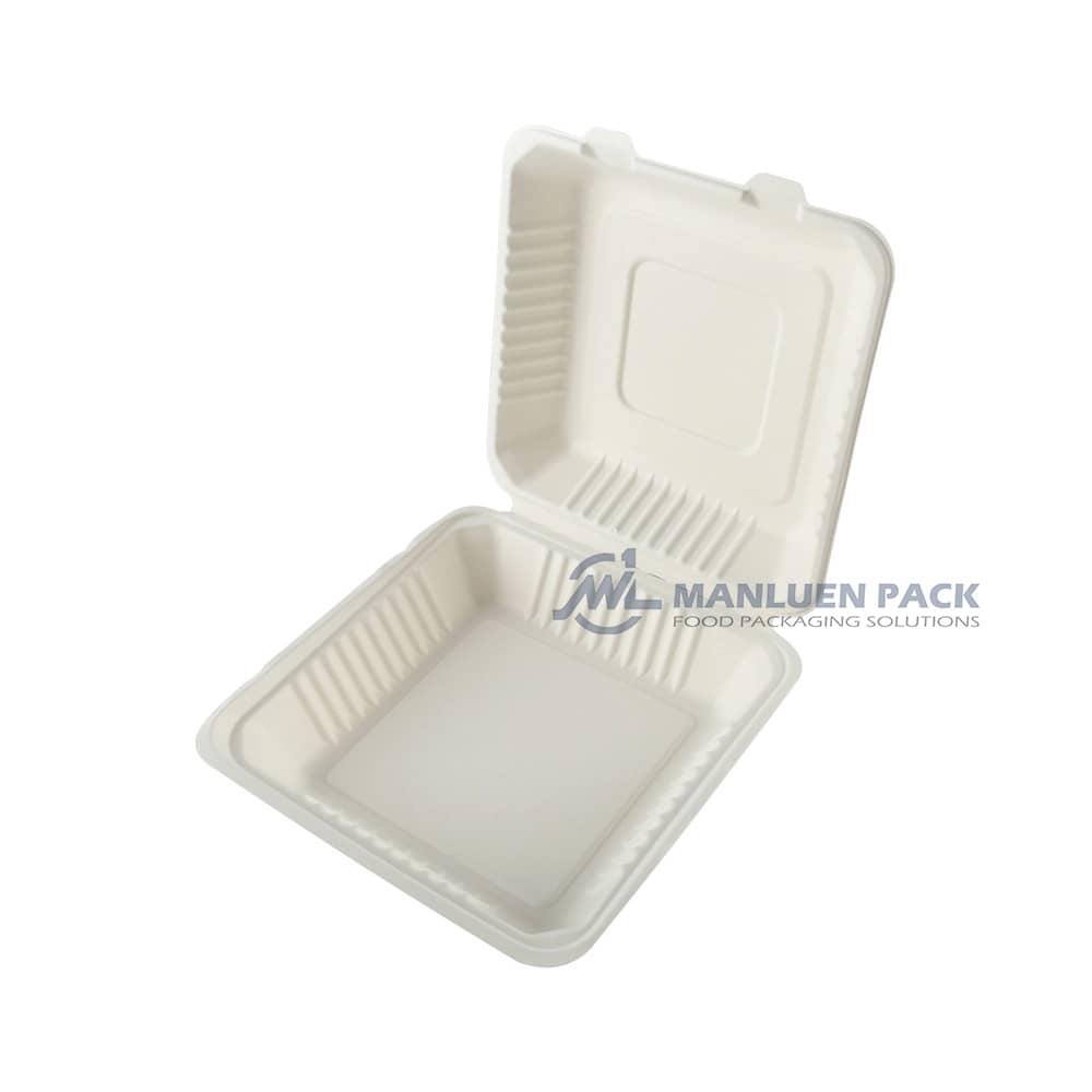 Wl Bg81 Manluen To Go Clamshell Package Containers