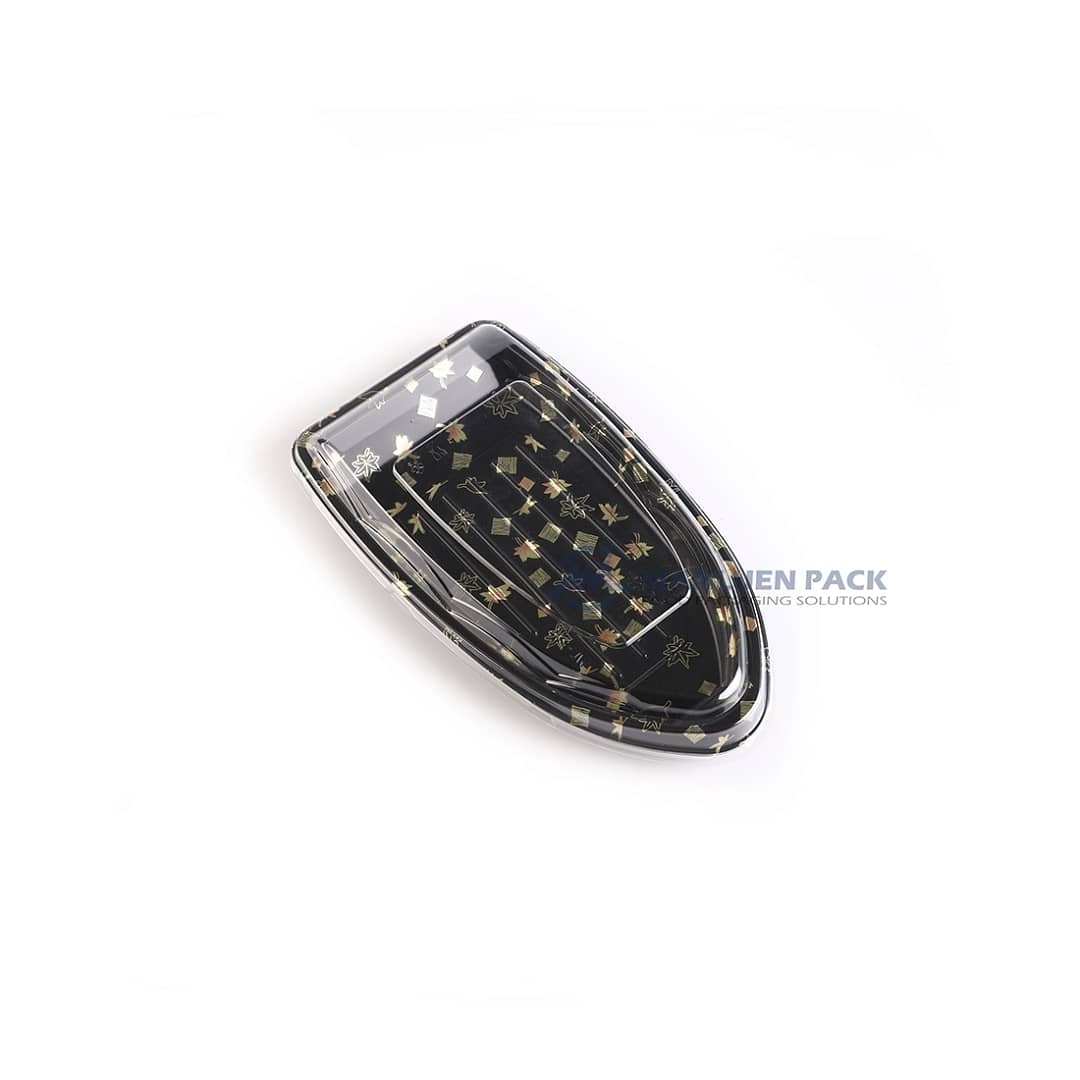WL-B16-manluen-sushi-boat-maple-leaf-tray